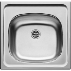 Pyramis Νεροχύτης Ένθετος Λείος Basic E33 (46,5Χ43,5) 100139601 Pyramis Νεροχύτης Ένθετος Λείος Basic E33 (46,5Χ43,5) 100139601